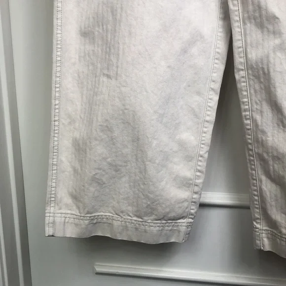 Free People cropped wide leg high waisted utility pants! - Picture 7 of 9